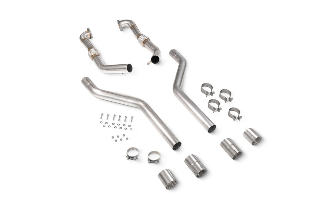 Tubo centrale di scarico Scorpion Audi S4 B9 3.0 TFSI senza GPF 2017-2019 - foto 2
