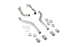 Tubo centrale di scarico Scorpion Audi S4 B9 3.0 TFSI senza GPF 2017-2019 - foto 2