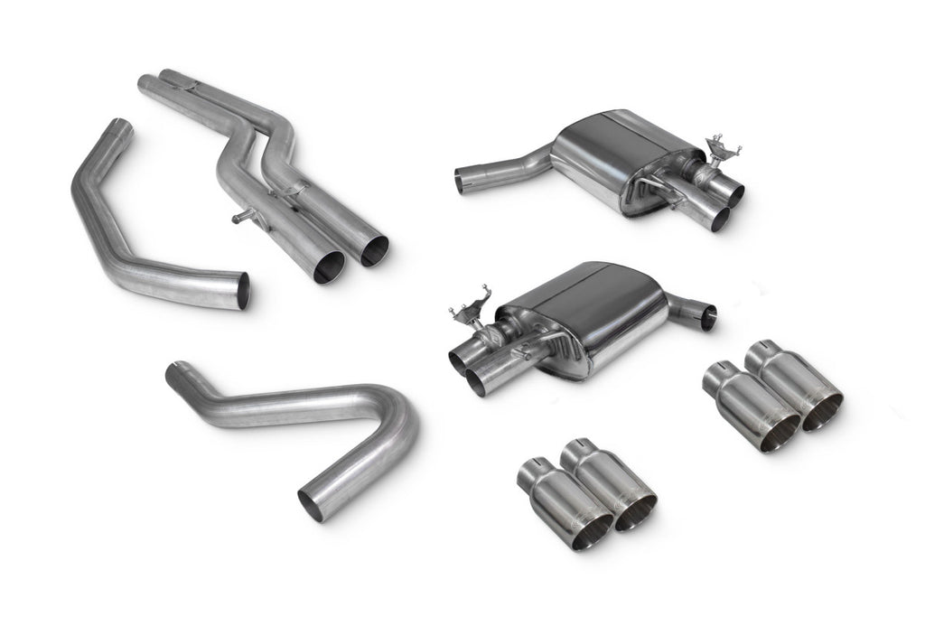 Scarico half system Scorpion Audi S4 B9 3.0 TFSI senza GPF 2017-2019 - foto 5