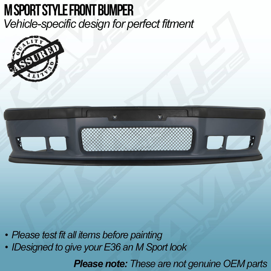Paraurti Anteriore Stile M Sport BMW Serie 3 E36 90-99 - foto 2