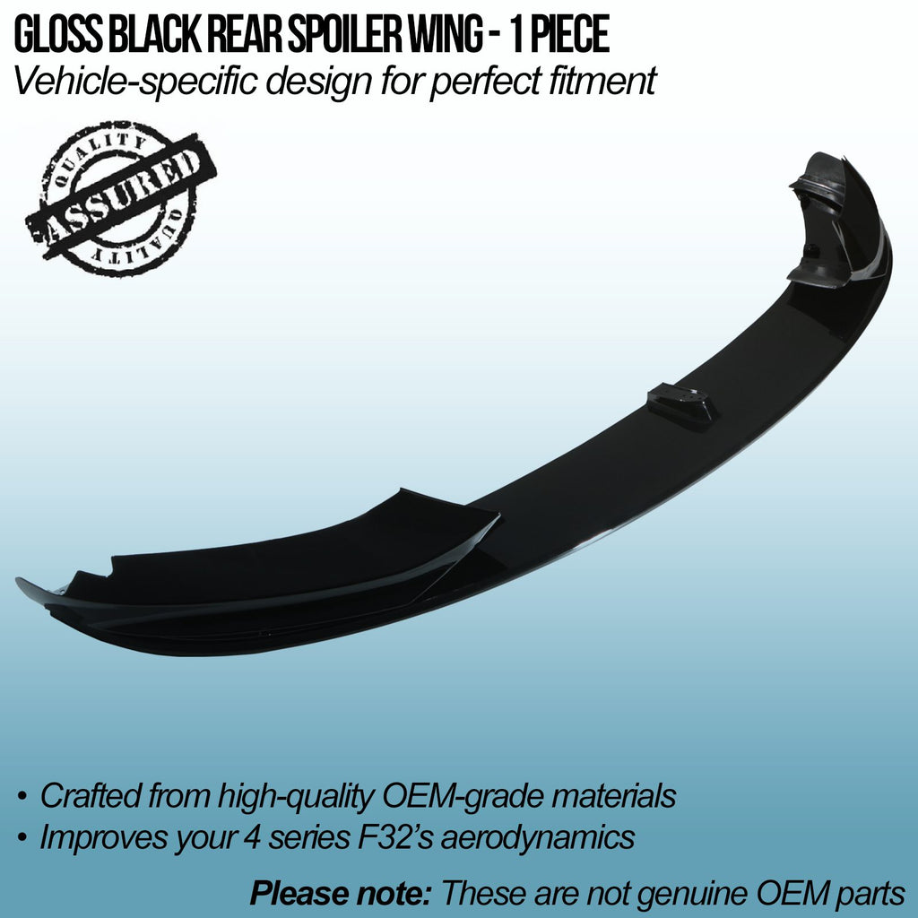 Splitter Anteriore Nero Lucido BMW Serie 4 F32 F36 13-20 - foto 2