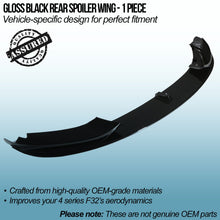 Splitter Anteriore Nero Lucido BMW Serie 4 F32 F36 13-20 - foto 2