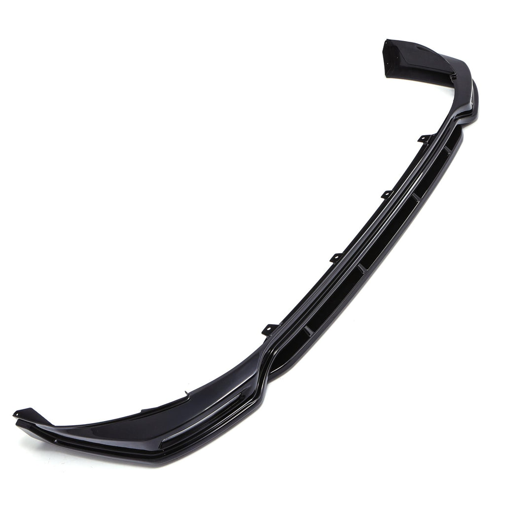 Splitter Anteriore con Luci Diurne LED Nero Lucido Ford Transit Custom MK2 24+ - foto 2