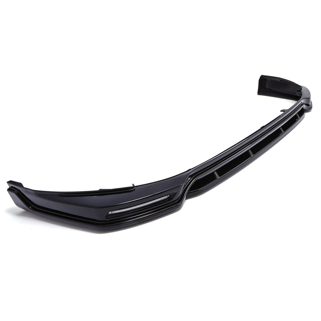 Splitter Anteriore con Luci Diurne LED Nero Lucido Ford Transit Custom MK2 24+