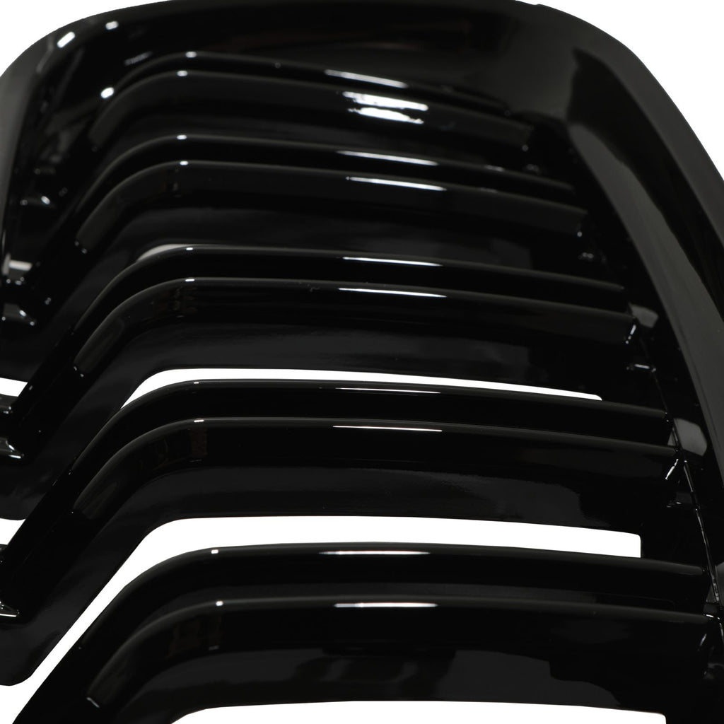 Calandre Doppia Reni Anteriori Nere Lucide BMW Serie 3 E90 Facelift 09-12 - foto 9