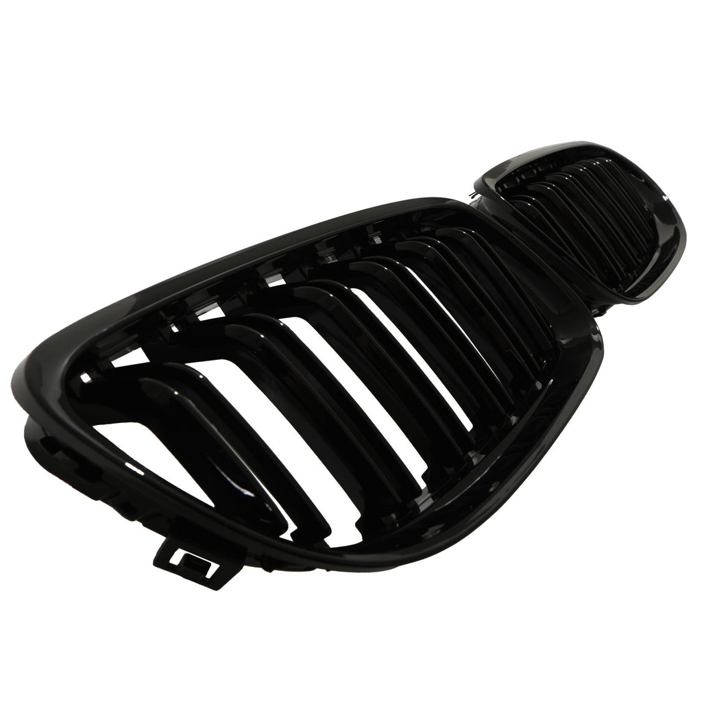 Calandre Doppia Reni Anteriori Nere Lucide BMW Serie 3 E90 Facelift 09-12 - foto 4