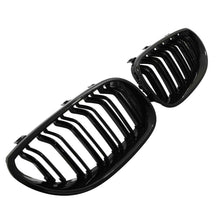 Calandra a Reni a Doppia Barra Nera Lucida BMW Serie 5 E60 E61 04-10 - foto 4