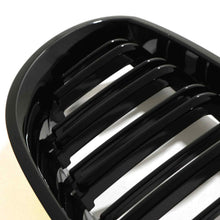 Calandra a Reni a Doppia Barra Nera Lucida BMW Serie 5 E60 E61 04-10 - foto 8