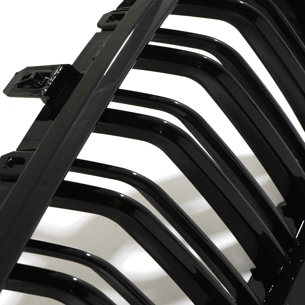 Calandra a Reni a Doppia Barra Nera Lucida BMW Serie 5 E60 E61 04-10 - foto 10