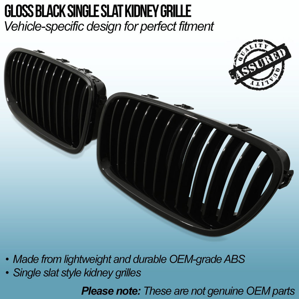 Griglia Calandra Kidney Lamella Singola BMW Serie 5 F10 F11 09-16 - foto 2