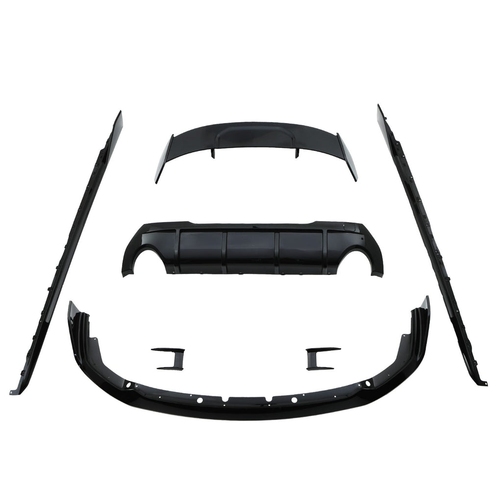 Kit Aero Completo Stile M Performance Nero Lucido BMW Serie 1 F40 M135i 19-24 - foto 2