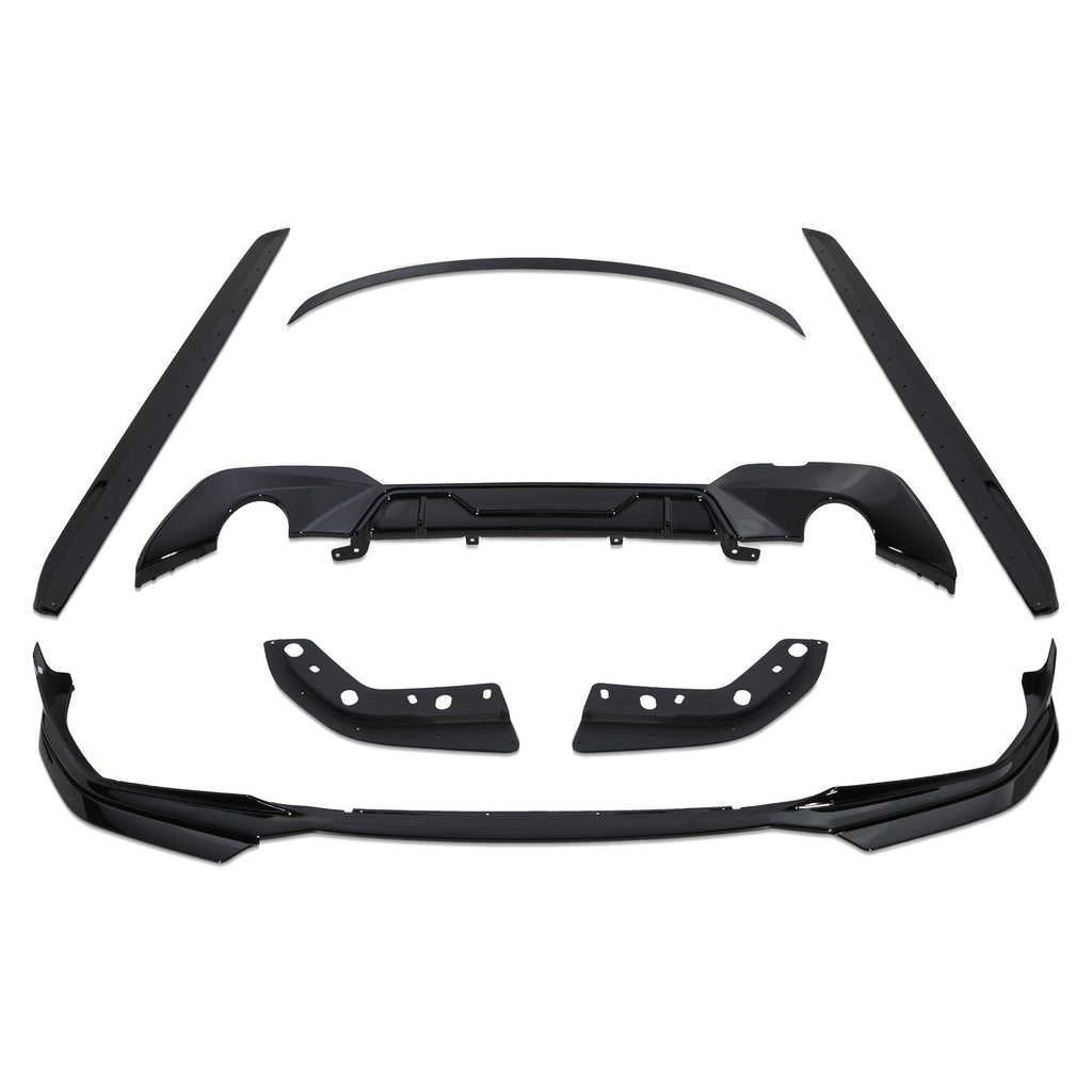 Body Kit Aerodinamico Stile M Performance Nero Lucido BMW 3 Series G28 G20 2019-2022 - foto 2
