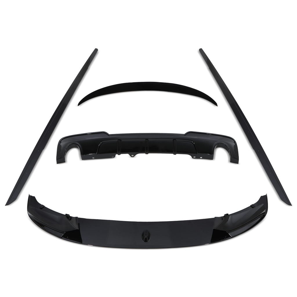 Body Kit Stile M Performance Doppio Scarico Nero Lucido BMW 5 Series F10 10-17 - foto 2