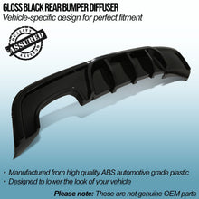 Diffusore Posteriore Nero Lucido BMW Serie 1 Coupe E82 E88 07-13 - foto 2