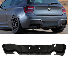 Diffusore Posteriore Nero Lucido Doppia Uscita BMW Serie 1 F20 12-15