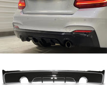 Diffusore Posteriore a Doppio Scarico Stile M Nero Lucido BMW Serie 2 F22 F23 14-21
