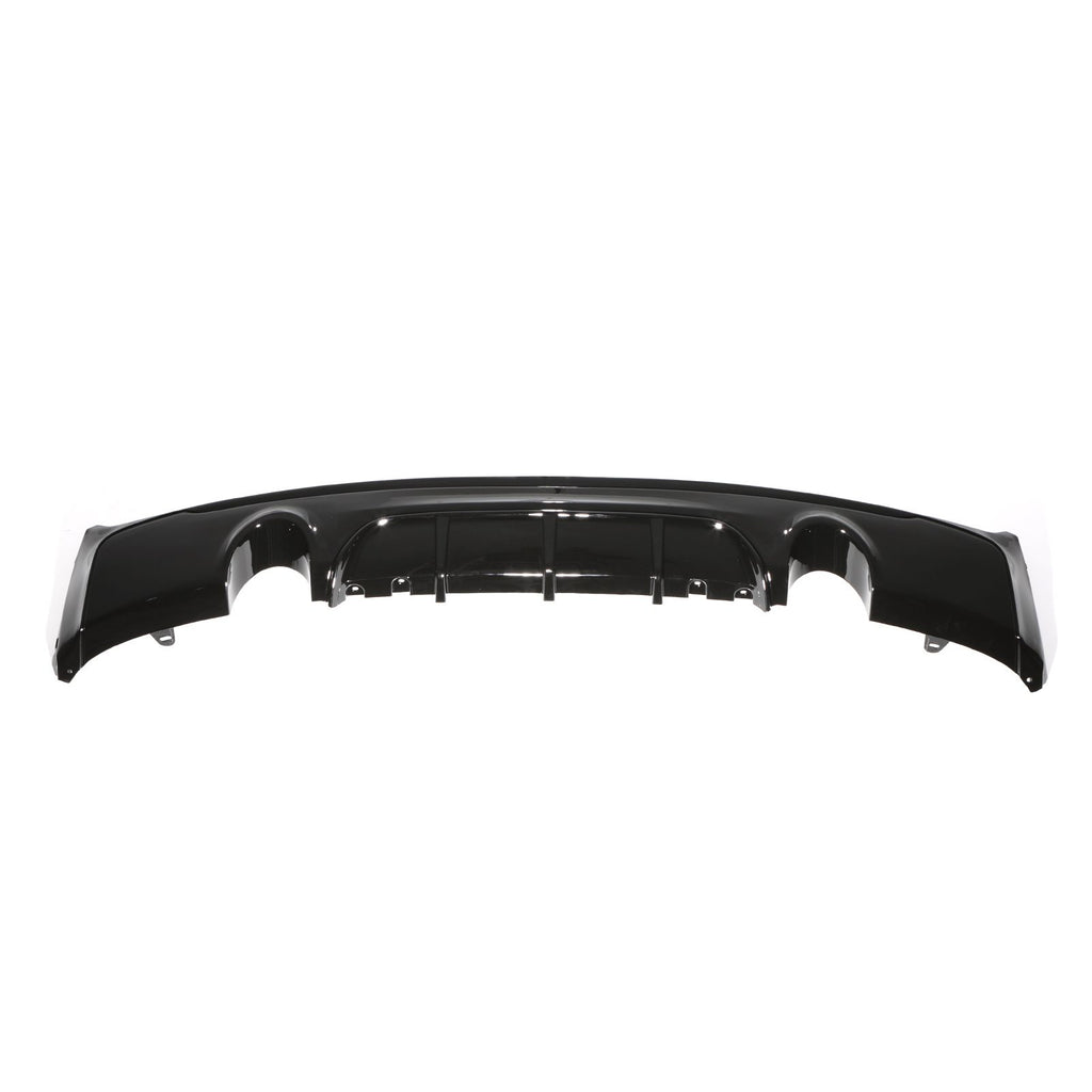 Diffusore Posteriore a Doppio Scarico Stile M Nero Lucido BMW Serie 2 F22 F23 14-21 - foto 3