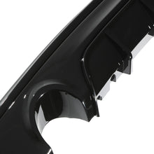 Diffusore Posteriore a Doppio Scarico Stile M Nero Lucido BMW Serie 2 F22 F23 14-21 - foto 8
