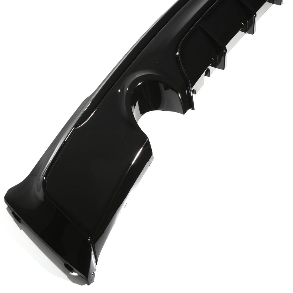 Diffusore Posteriore a Doppio Scarico Stile M Nero Lucido BMW Serie 2 F22 F23 14-21 - foto 7