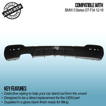 Diffusore Posteriore Stile M Performance BMW Serie 3 GT F34 12-19 - foto 3