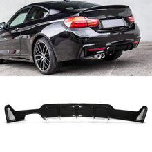 Diffusore Posteriore a Doppio Scarico Stile M Nero Lucido BMW Serie 4 F32 F36 13-19