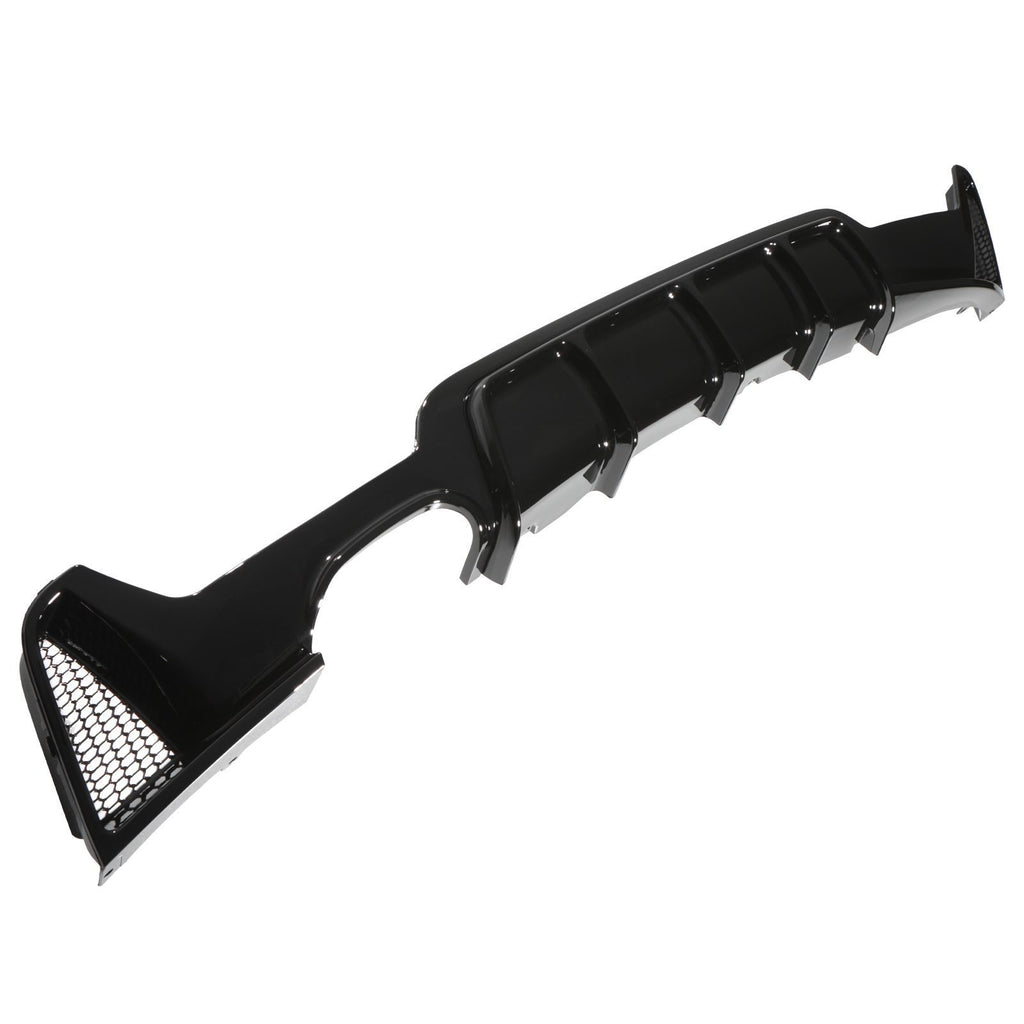 Diffusore Posteriore a Doppio Scarico Stile M Nero Lucido BMW Serie 4 F32 F36 13-19 - foto 2