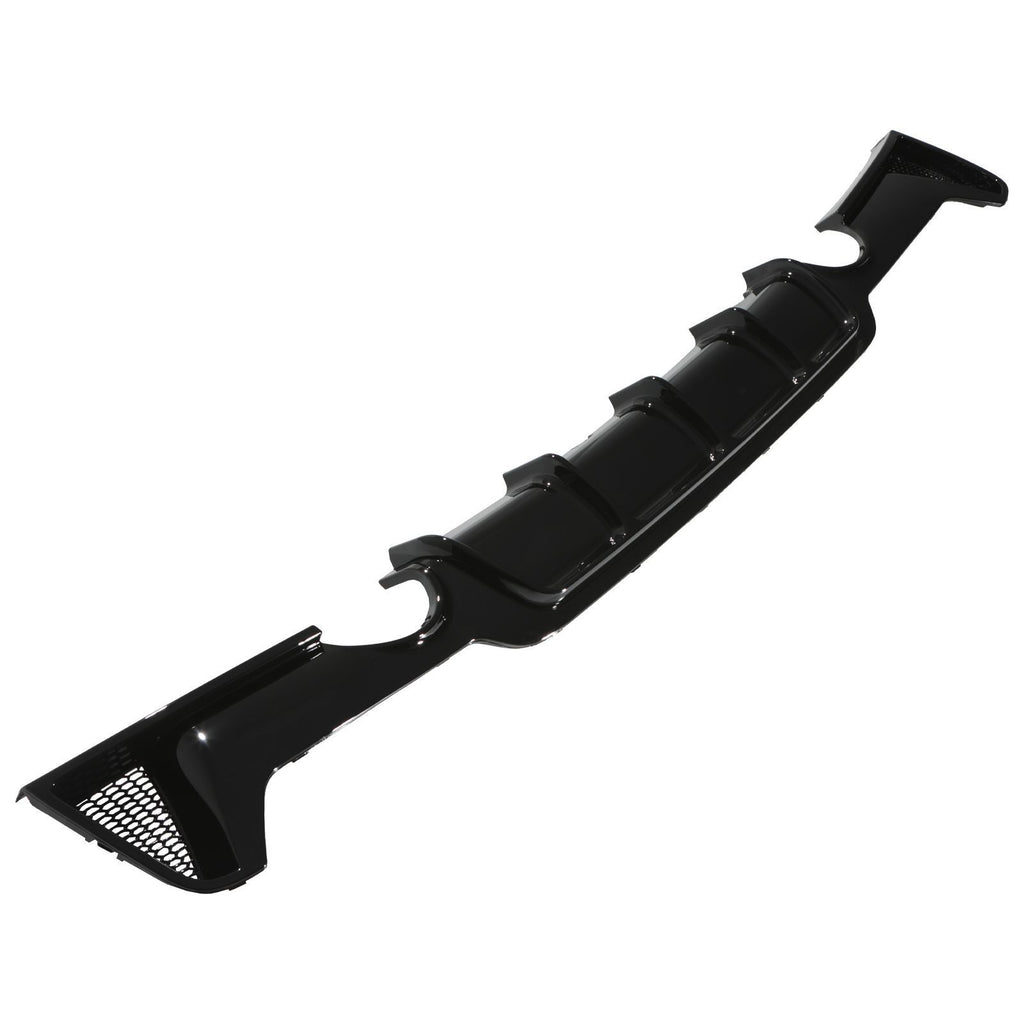Diffusore Posteriore Nero Lucido Doppia Uscita BMW Serie 4 F32 F36 13-19 - foto 5