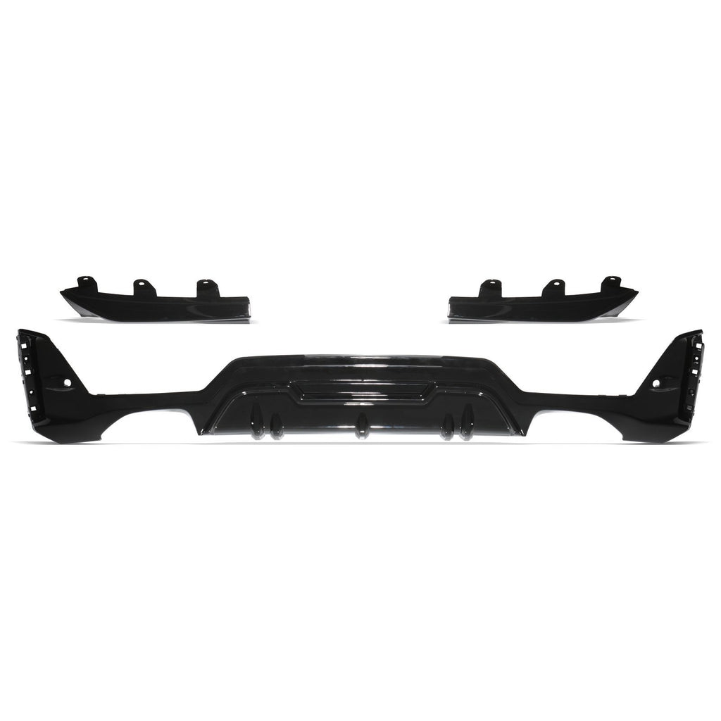 Diffusore Posteriore Stile M Nero Lucido Doppia Uscita BMW Serie 3 G20 LCI 22+ - foto 9