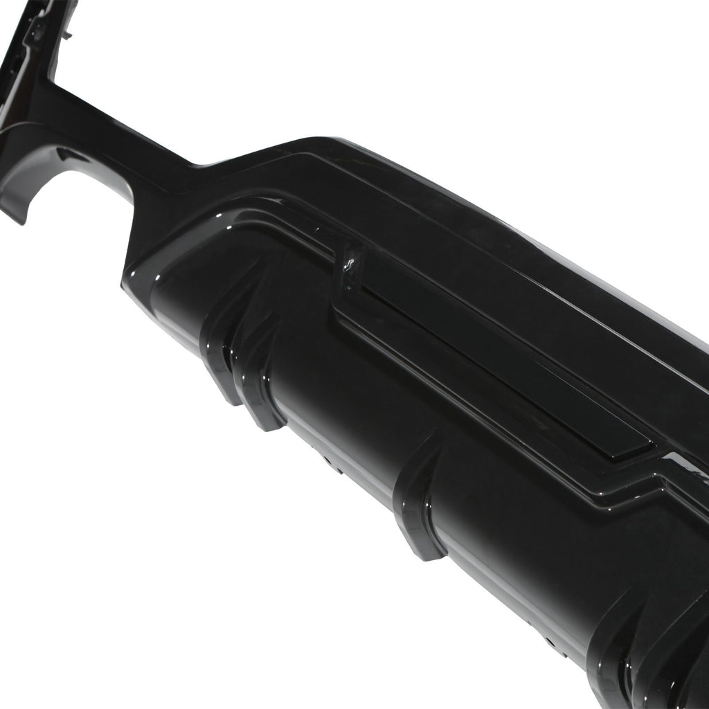 Diffusore Posteriore Stile M Nero Lucido Doppia Uscita BMW Serie 3 G20 LCI 22+ - foto 4
