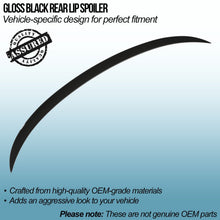 Spoiler Lip Posteriore Nero Lucido BMW Serie 3 E90 05-12 - foto 2
