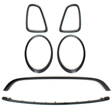 Kit Modanature Luci Anteriori e Posteriori Nero Lucido Mini R56 06-13 - foto 2
