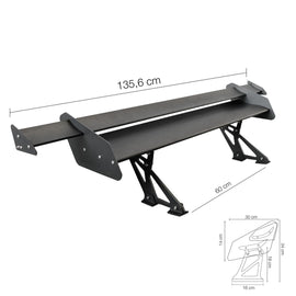 Alettone Spoiler posteriore Koros ala doppia nero