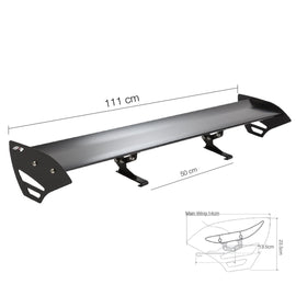 Alettone Spoiler da tetto Mistral ala singola nero