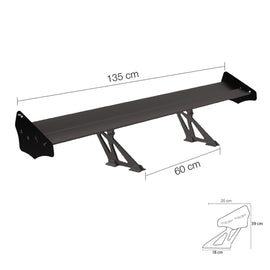 Alettone Spoiler posteriore New Fast Wing ala doppia