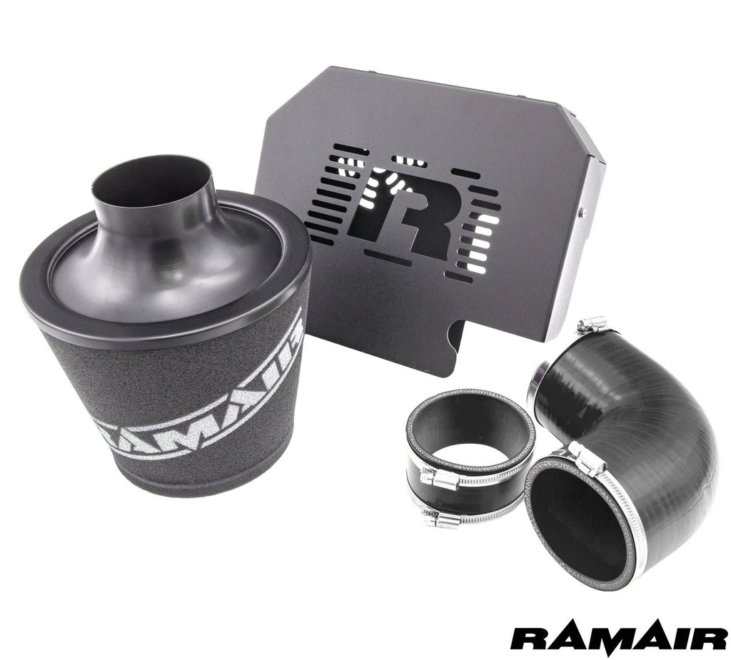 Filtro aria a cono Ramair SR-225-BK-ECU per Ford Focus ST 225 con staffa ECU