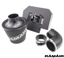 Carica l'immagine nel visualizzatore di Gallery, Filtro aria a cono Ramair SR-225-BK-ECU per Ford Focus ST 225 con staffa ECU