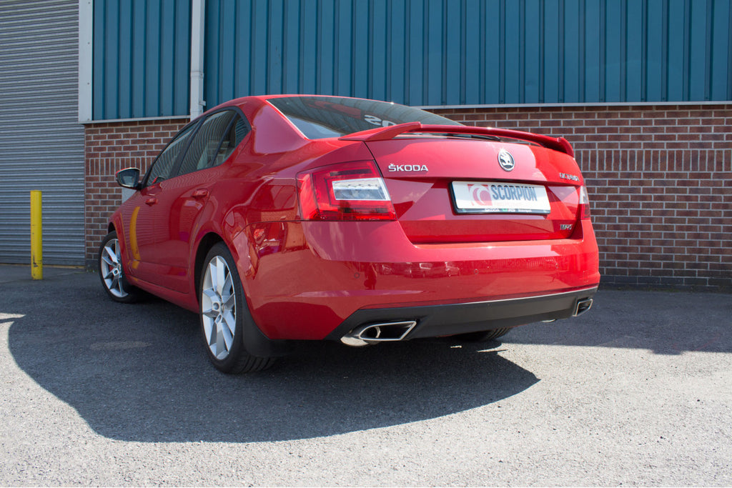 Scarico cat back Scorpion Skoda Octavia RS 2.0 TSI Mk3 berlina e SW 2013-2018 - foto 3
