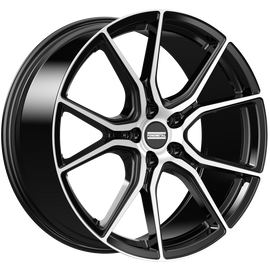Cerchio in Lega Fondmetal SUPER TUNING STC45 20x10.5 ET45 5x112 GLOSSY BLACK MACHINED