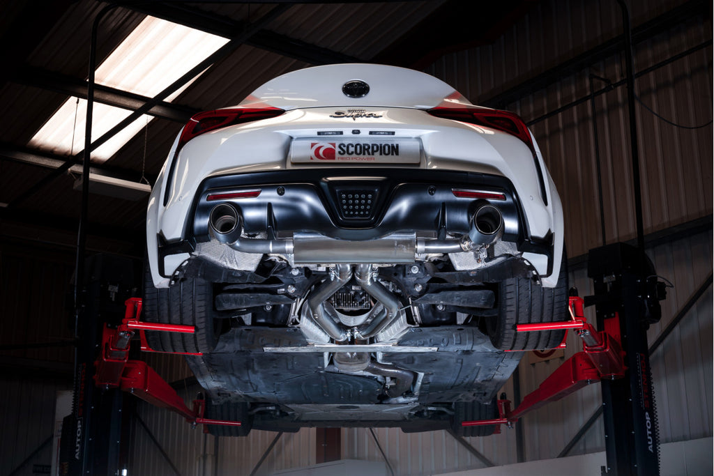 Scarico cat back Scorpion Toyota GR Supra A90 3.0 con GPF dal 2019 - foto 3