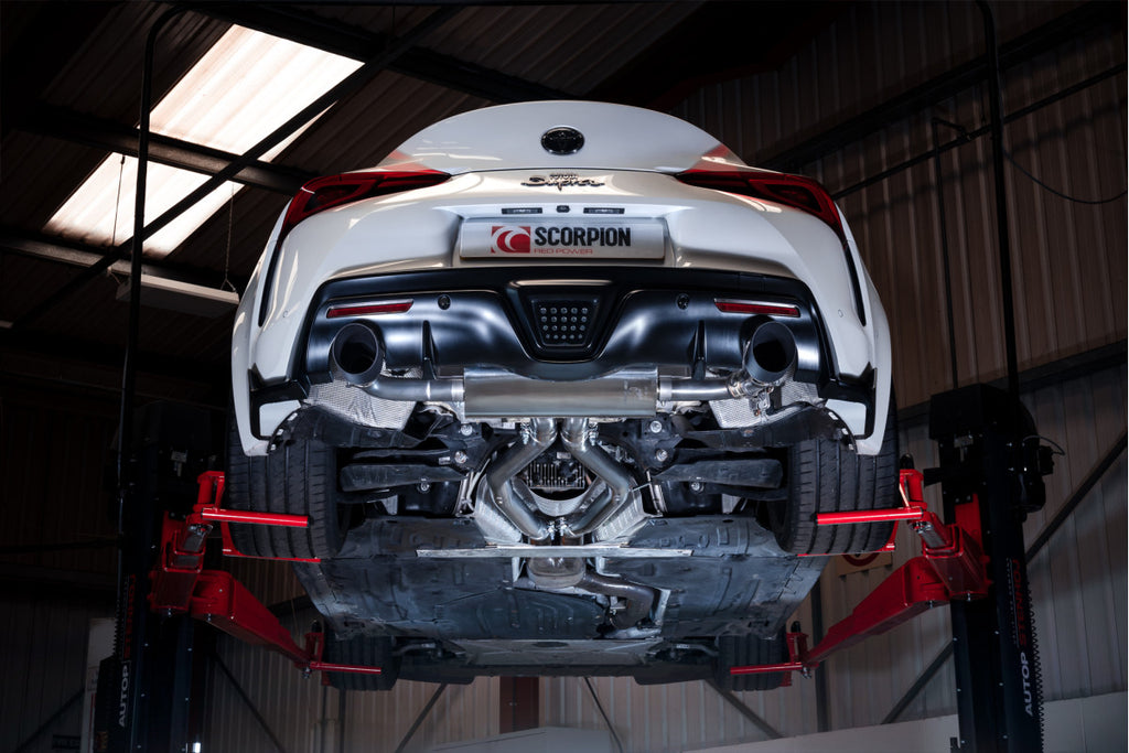 Scarico cat back Scorpion Toyota GR Supra A90 3.0 con GPF dal 2019 - foto 9