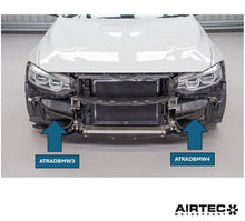 Carica l'immagine nel visualizzatore di Gallery, Radiatori laterali AIRTEC Motorsport per BMW F87 M2 Competition, F80 M3 e F82 M4 (S55) - Lato sinistro - dettaglio 4