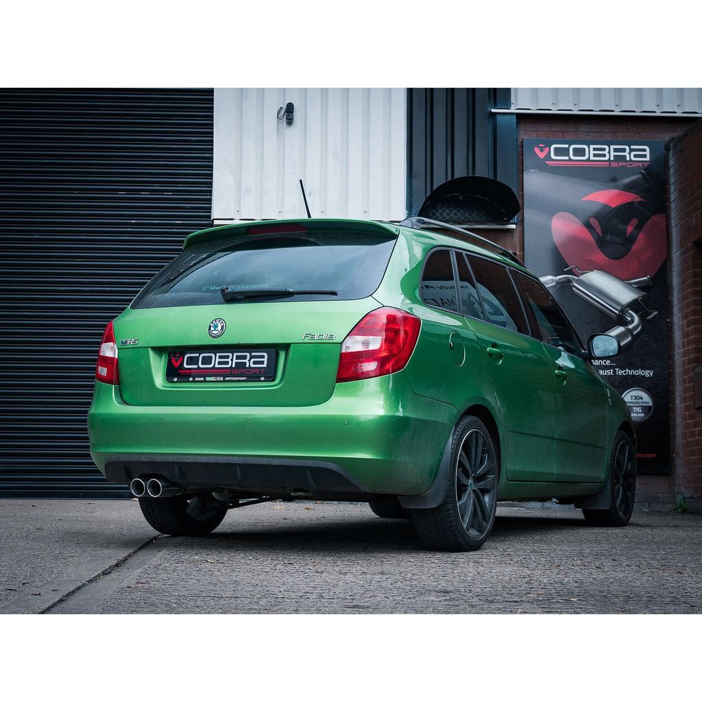 Scarico Sportivo Cat Back Cobra Sport per Skoda Fabia VRS 1.4 TSI Station Wagon (10-14)