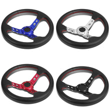 Carica l'immagine nel visualizzatore di Gallery, Volante Sportivo Drift Corona Profonda SK-Import Pelle 350mm 75mm