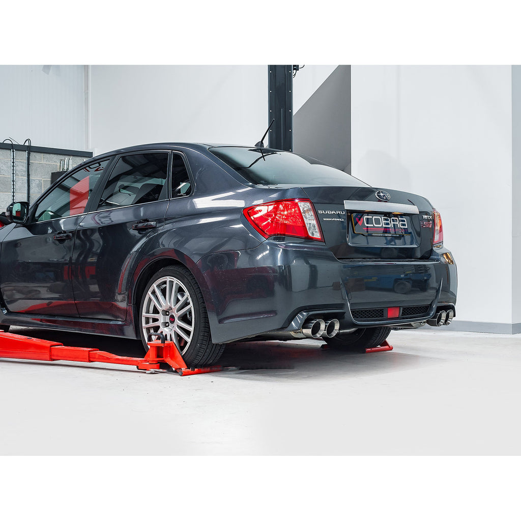 Scarico Sportivo Turbo Back Cobra Sport per Subaru WRX STI 2.5 Berlina (10-13)