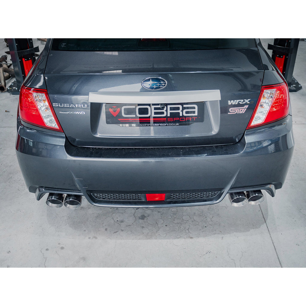 Scarico Sportivo Turbo Back Cobra Sport per Subaru WRX STI 2.5 Berlina (10-13)