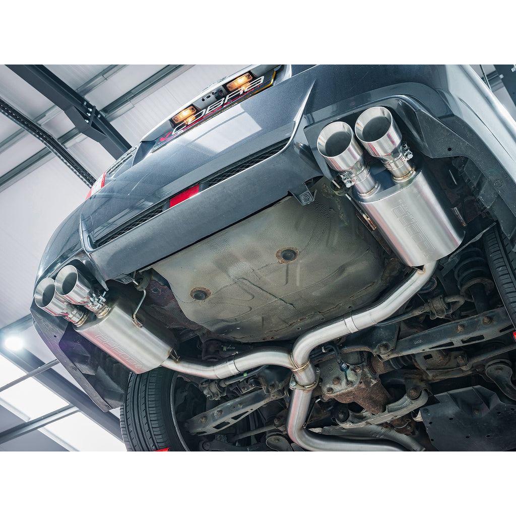 Scarico Sportivo Turbo Back Cobra Sport per Subaru WRX STI 2.5 Berlina (10-13)