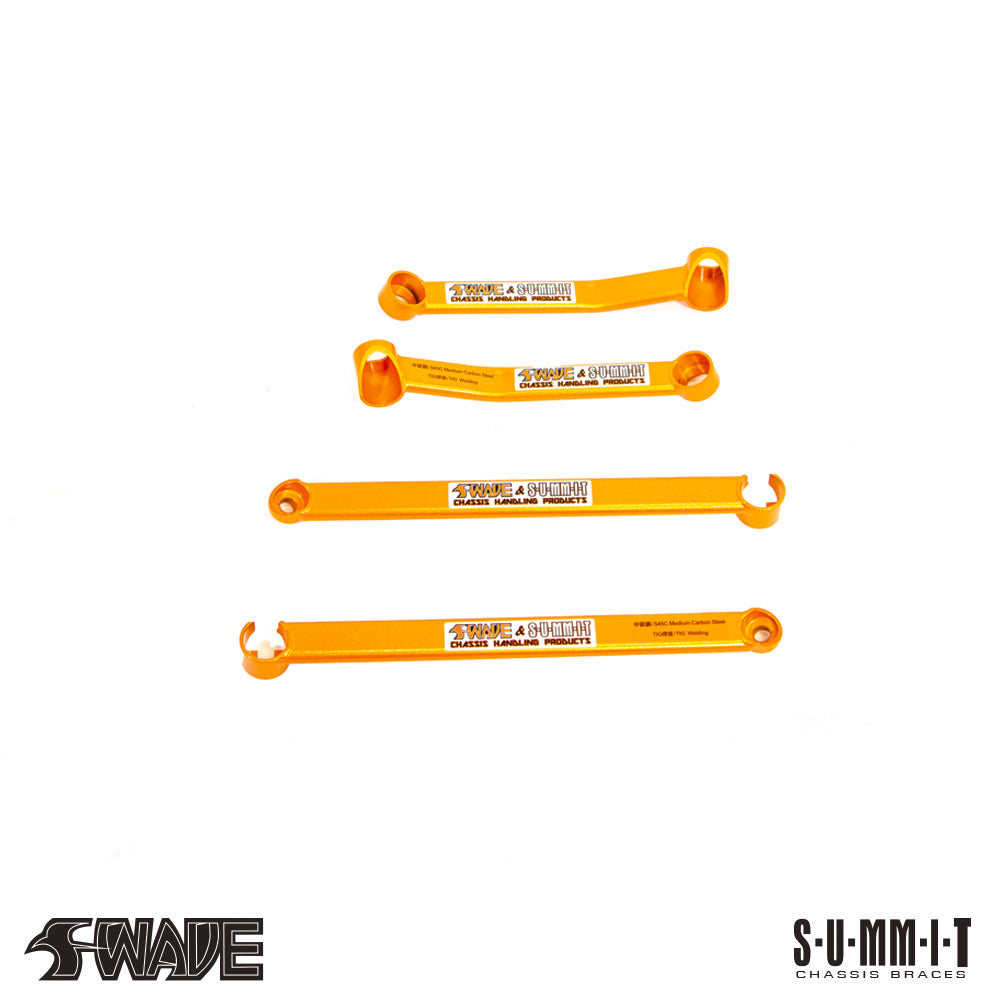 SWAVE & SUMMIT Staffa di rinforzo del sottotelaio posteriore per Toyota Yaris GR