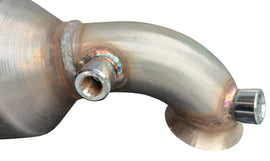Dettaglio catalizzatore 200 celle downpipe T17BK Ford