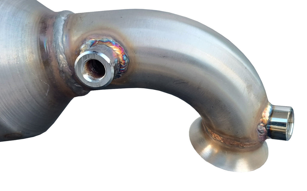 Saldature downpipe House-Tuning T17K acciaio inox