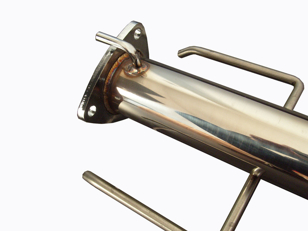 Downpipe House-Tuning T2A in acciaio inox spazzolato per Alfa Romeo 159 1.9 JTDm